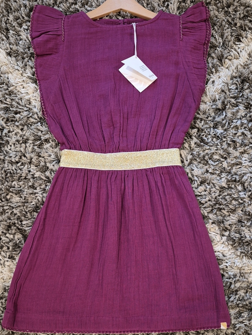 Blune Paris Cotton Purple Dress